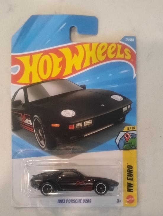Mattel Other - Mattel Hot Wheels 1983 Porsche 928S Black with Red Stripes
